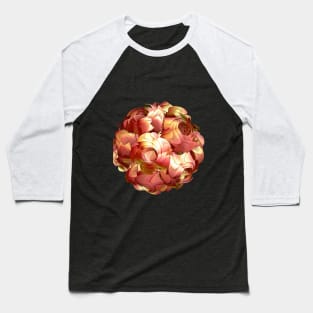 Ball of Pink Petals Baseball T-Shirt